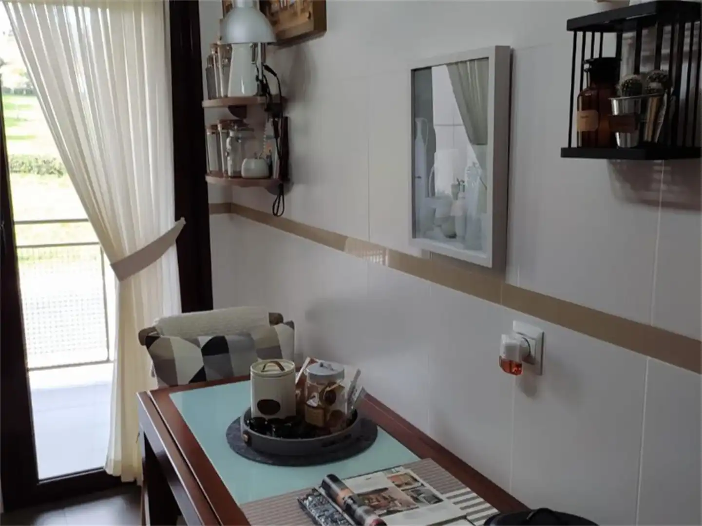 Esszimmer von Wohnung zum Verkauf in Castrillón mit Heizung, Parkett und Terrasse