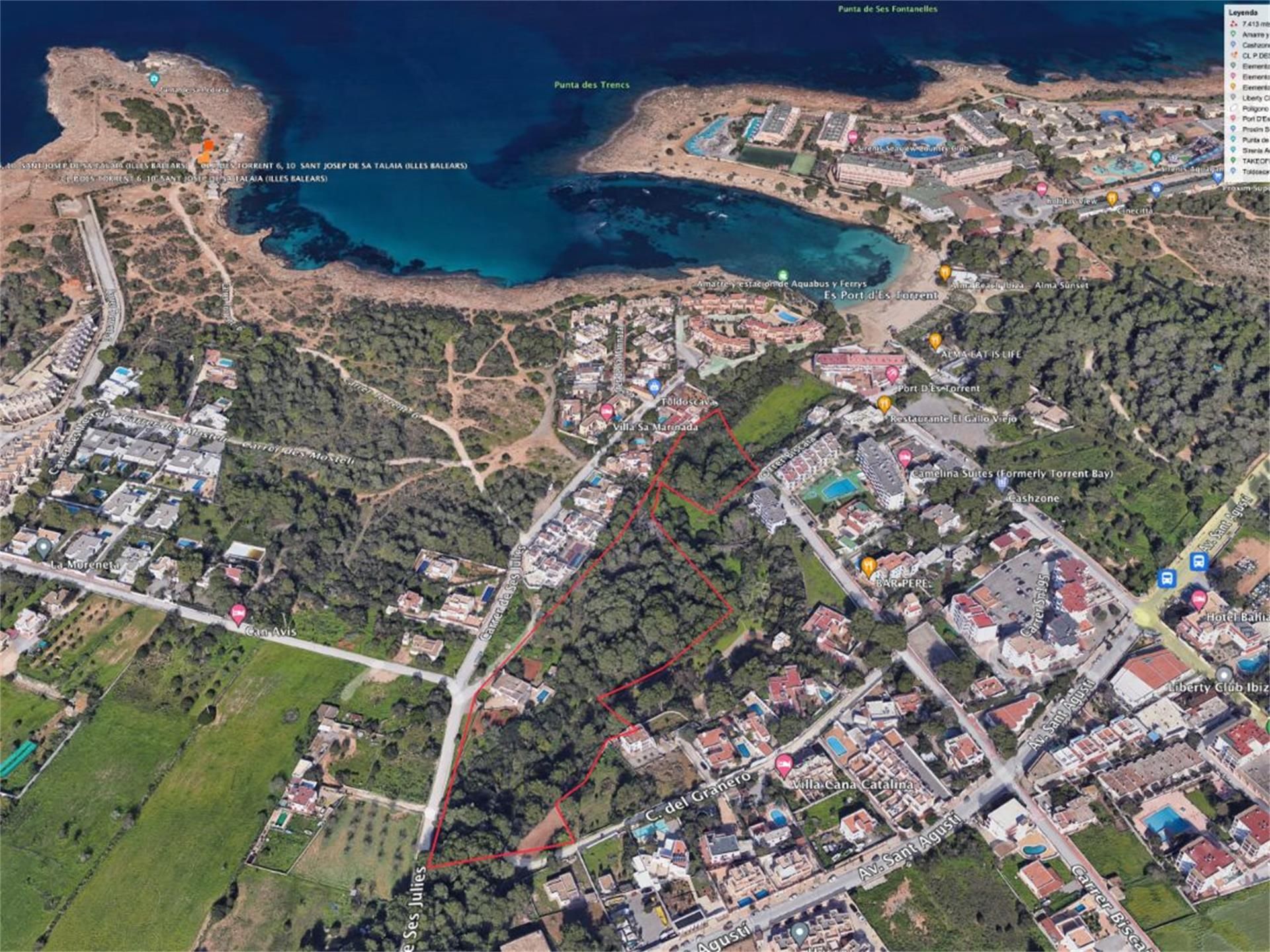 Land for sale in Sant Josep de sa Talaia