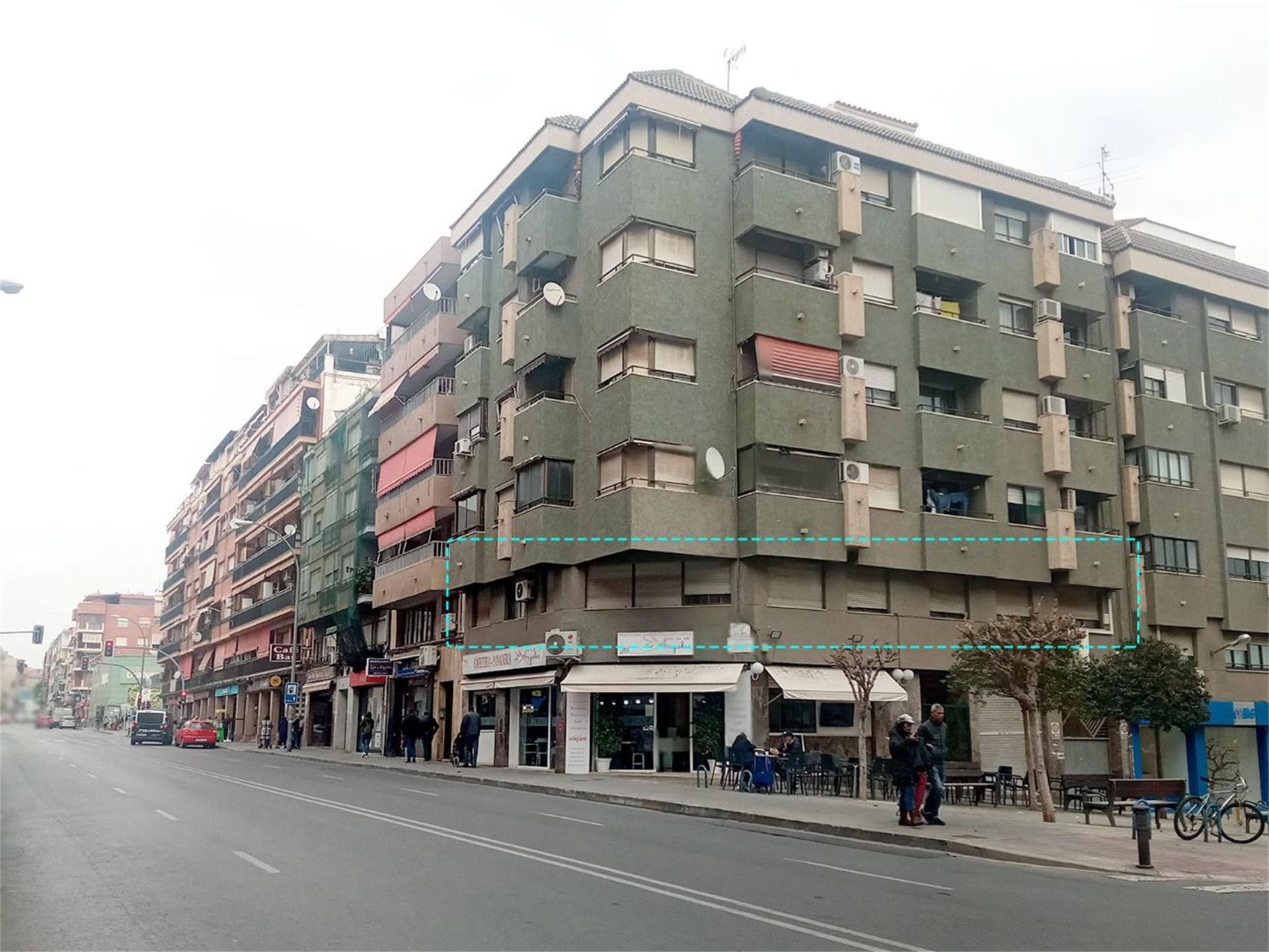 Vista exterior de Planta baixa de lloguer en Alicante / Alacant amb Aire condicionat, Calefacció i Videoporter