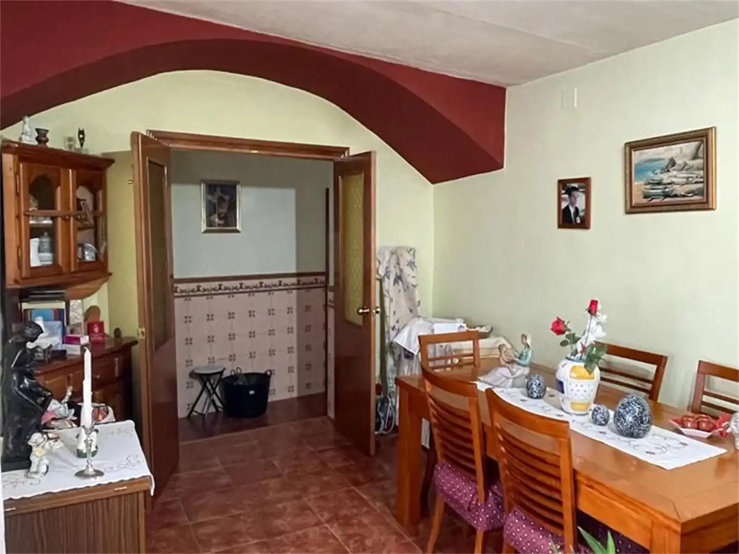 Casa o chalet en venta en Calle Real, 20, Marjaliza Comedor de Casa o chalet en venta en Marjaliza con Aire acondicionado, Terraza y Amueblado
