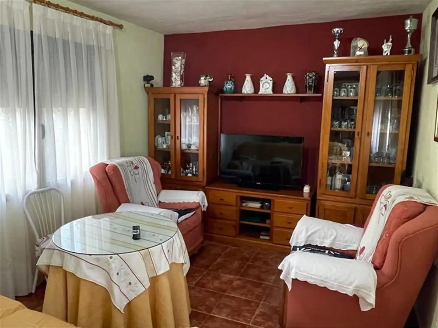 Casa o chalet en venta en Calle Real, 20, Marjaliza Sala de estar de Casa o chalet en venta en Marjaliza con Aire acondicionado, Terraza y Amueblado