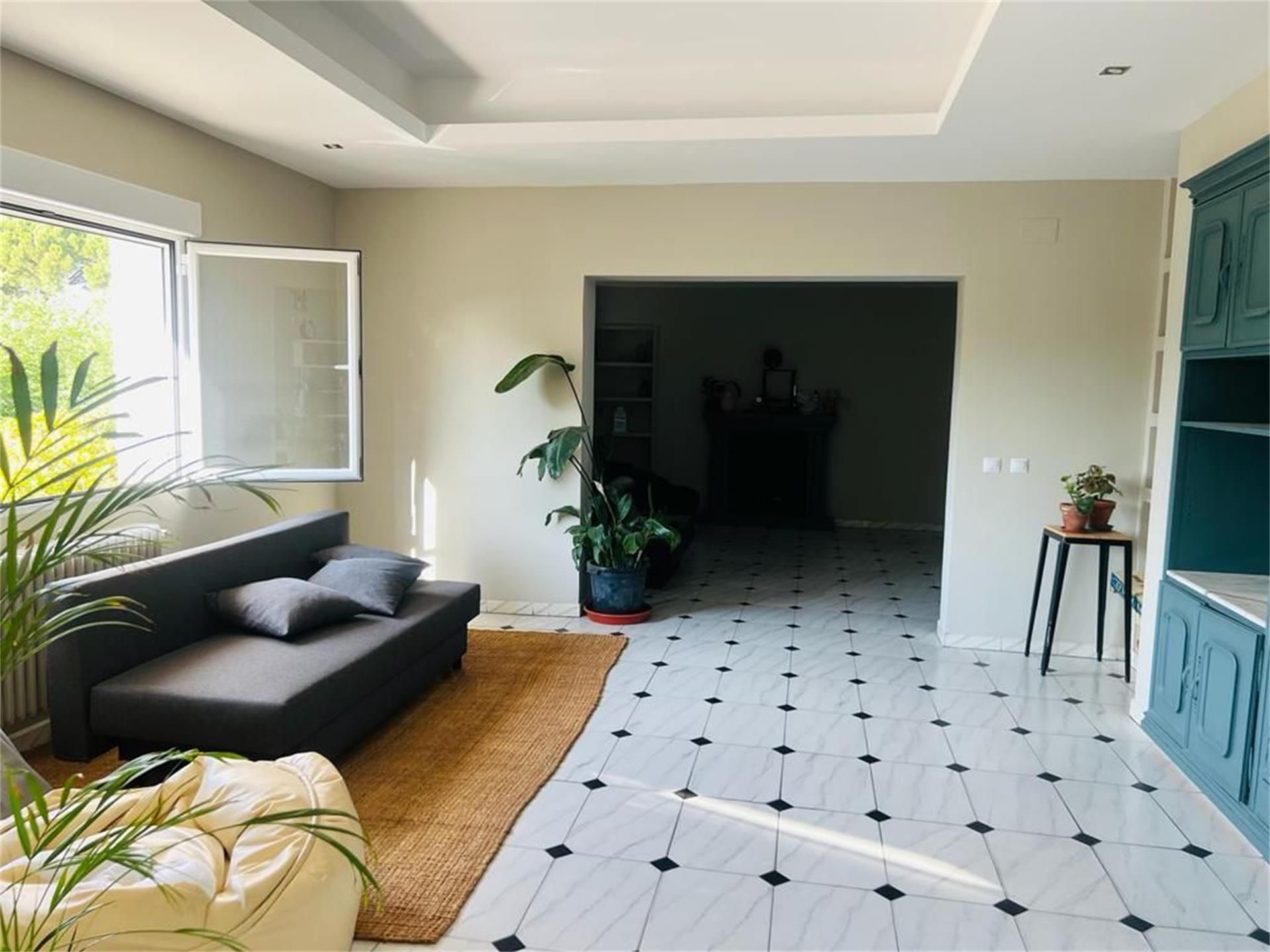 Sala d'estar de Casa o xalet per a compartir en Paracuellos de Jarama amb Aire condicionat, Calefacció i Jardí privat