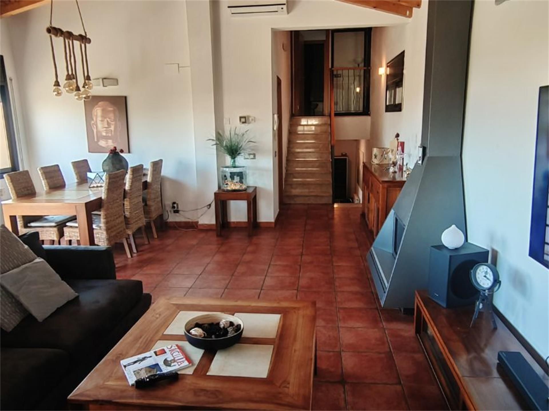 Living room of House or chalet for sale in Calafell  with Air Conditioner, Terrace and Swimming Pool