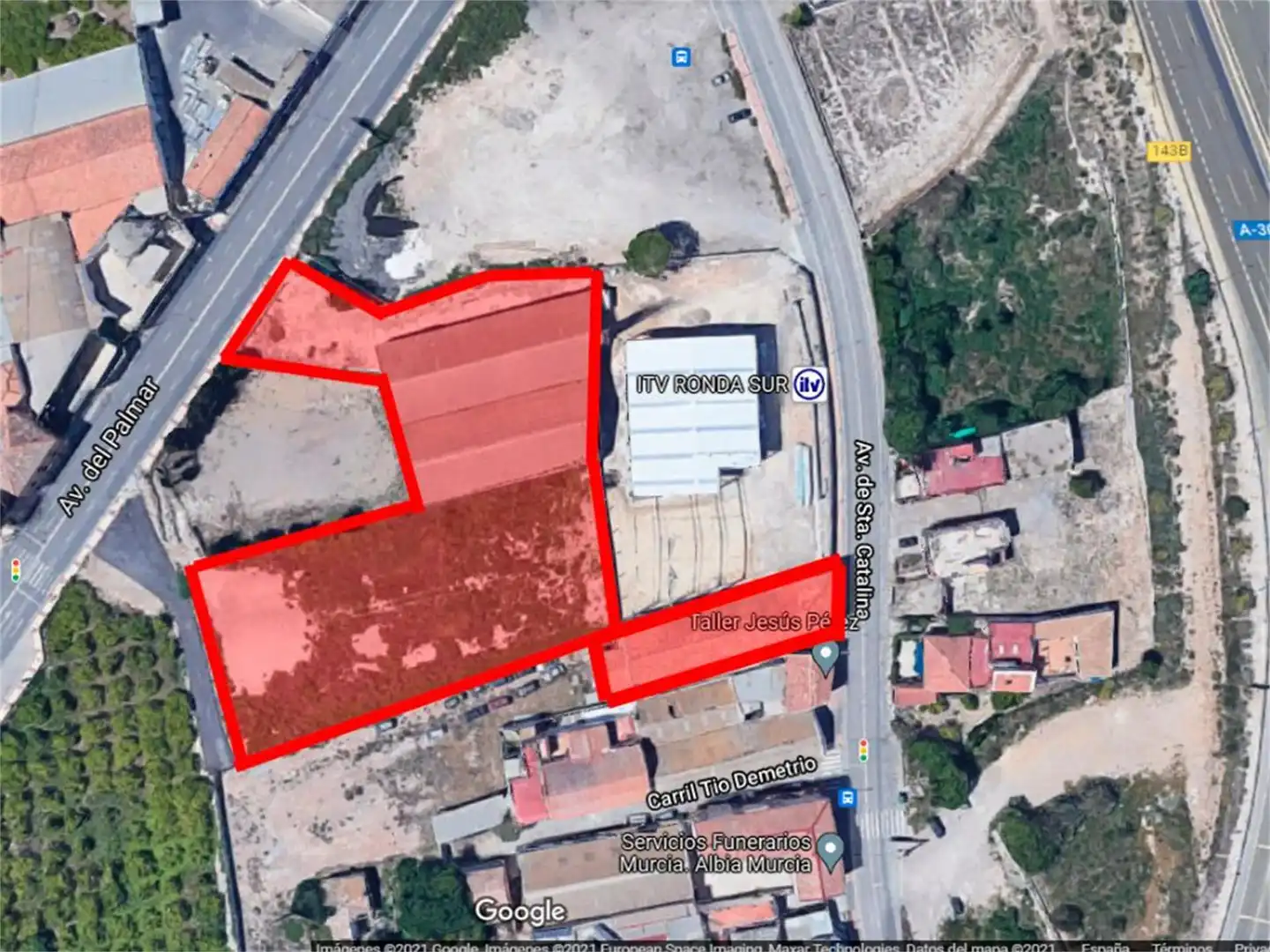 Terreno en venta en Carretera de El Palmar, Aljucer