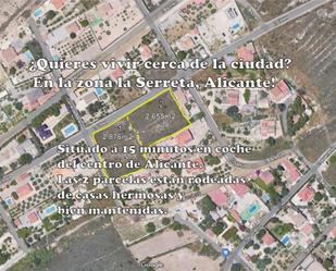 Constructible Land for sale in Alicante / Alacant