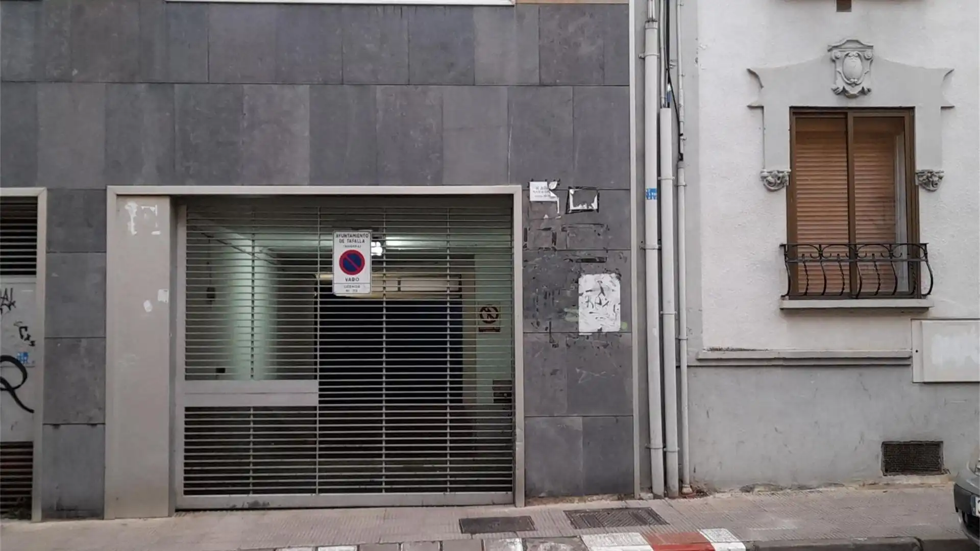 Vista exterior de Garaje en venta en Tafalla