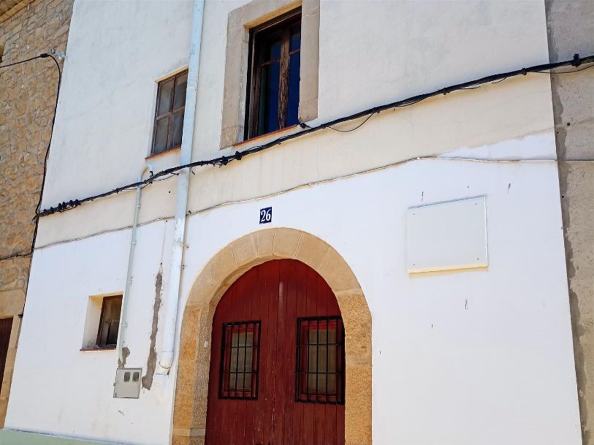 Exterior view of Single-family semi-detached for sale in Cervià de Les Garrigues  with Terrace