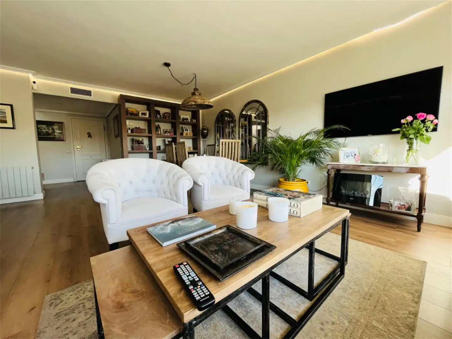 Maisonette zum Verkauf in Avenida de Valdemarín, 94, Valdemarín Wohnzimmer von Maisonette zum Verkauf in Madrid mit Klimaanlage, Heizung und Terrasse