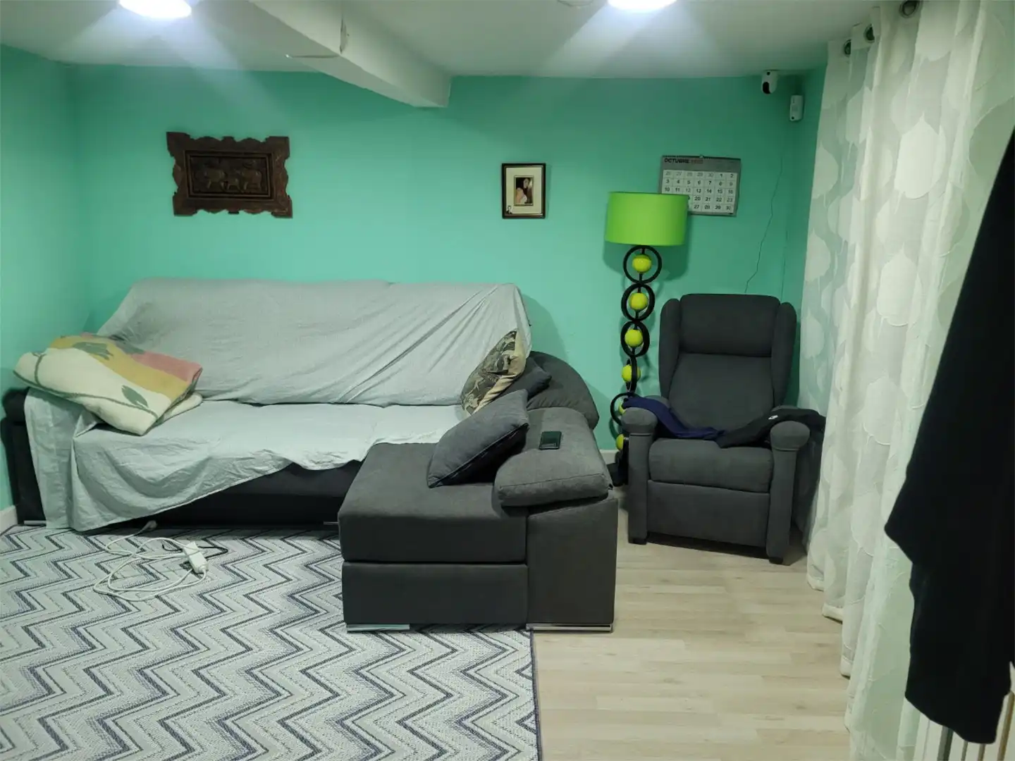 Sala de estar de Casa adosada en venta en Piedrahíta con Terraza y Balcón