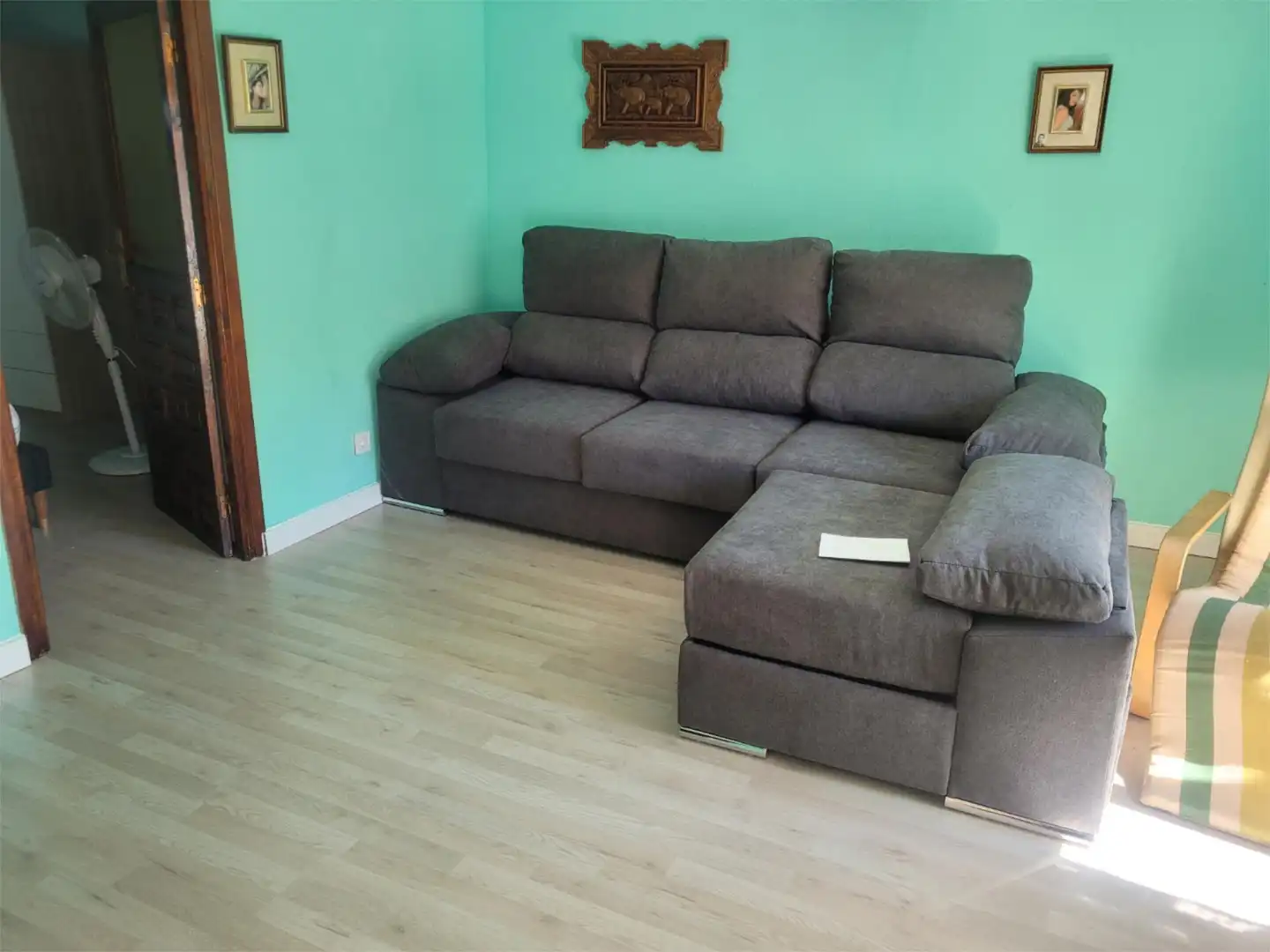 Sala de estar de Casa adosada en venta en Piedrahíta con Terraza y Balcón