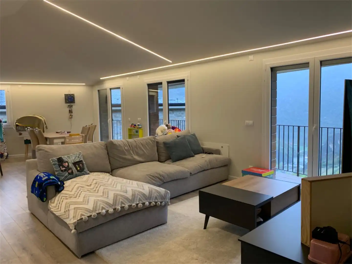 Dúplex en venta en Camí de Nagol, Nagol - Certers - Llumeneres Sala de estar de Dúplex en venta en Sant Julià de Lòria con Calefacción, Parquet y Terraza