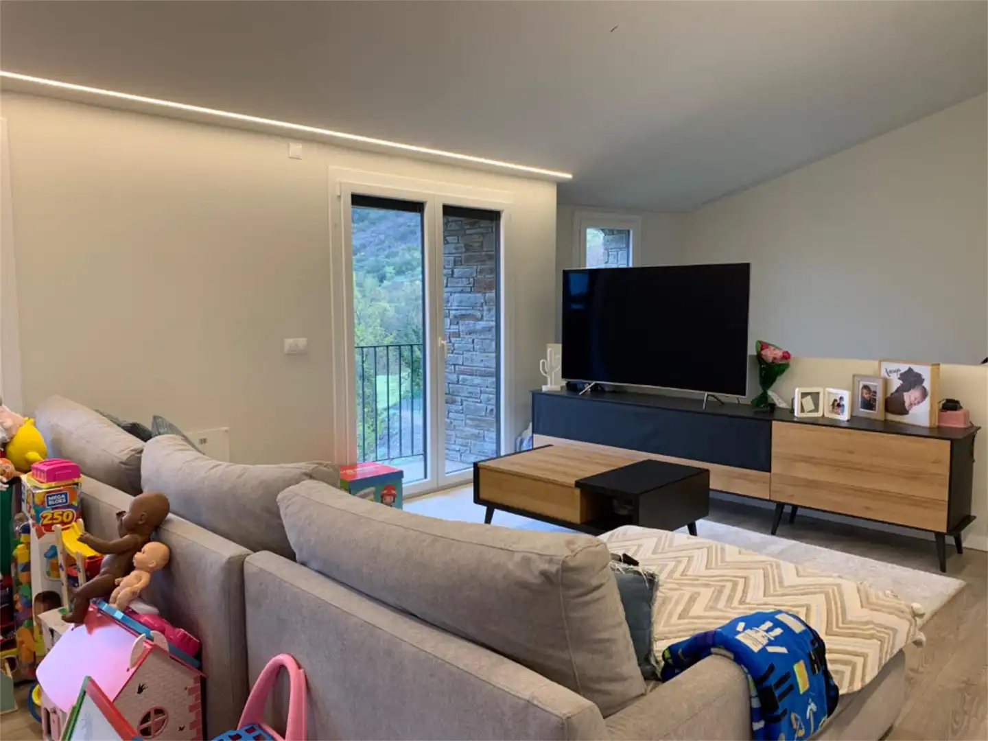 Dúplex en venta en Camí de Nagol, Nagol - Certers - Llumeneres Sala de estar de Dúplex en venta en Sant Julià de Lòria con Calefacción, Parquet y Terraza
