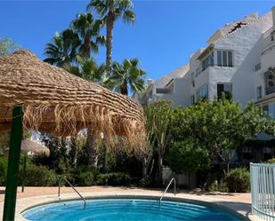 Exterior view of Duplex for sale in Roquetas de Mar  with Air Conditioner, Terrace and Swimming Pool