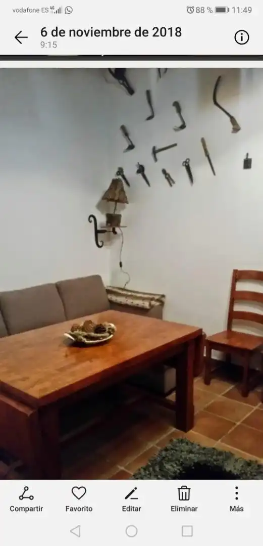 Menjador de Casa adosada en venda en San Nicolás del Puerto