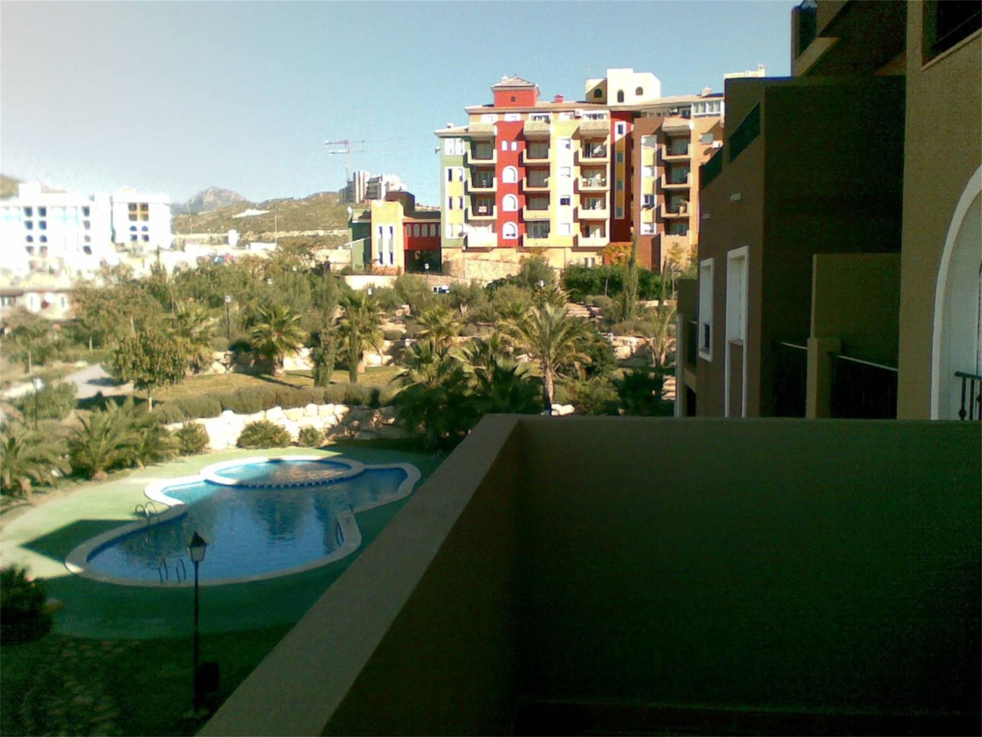 Exterior view of Flat for sale in Mutxamel  with Air Conditioner, Terrace and Swimming Pool
