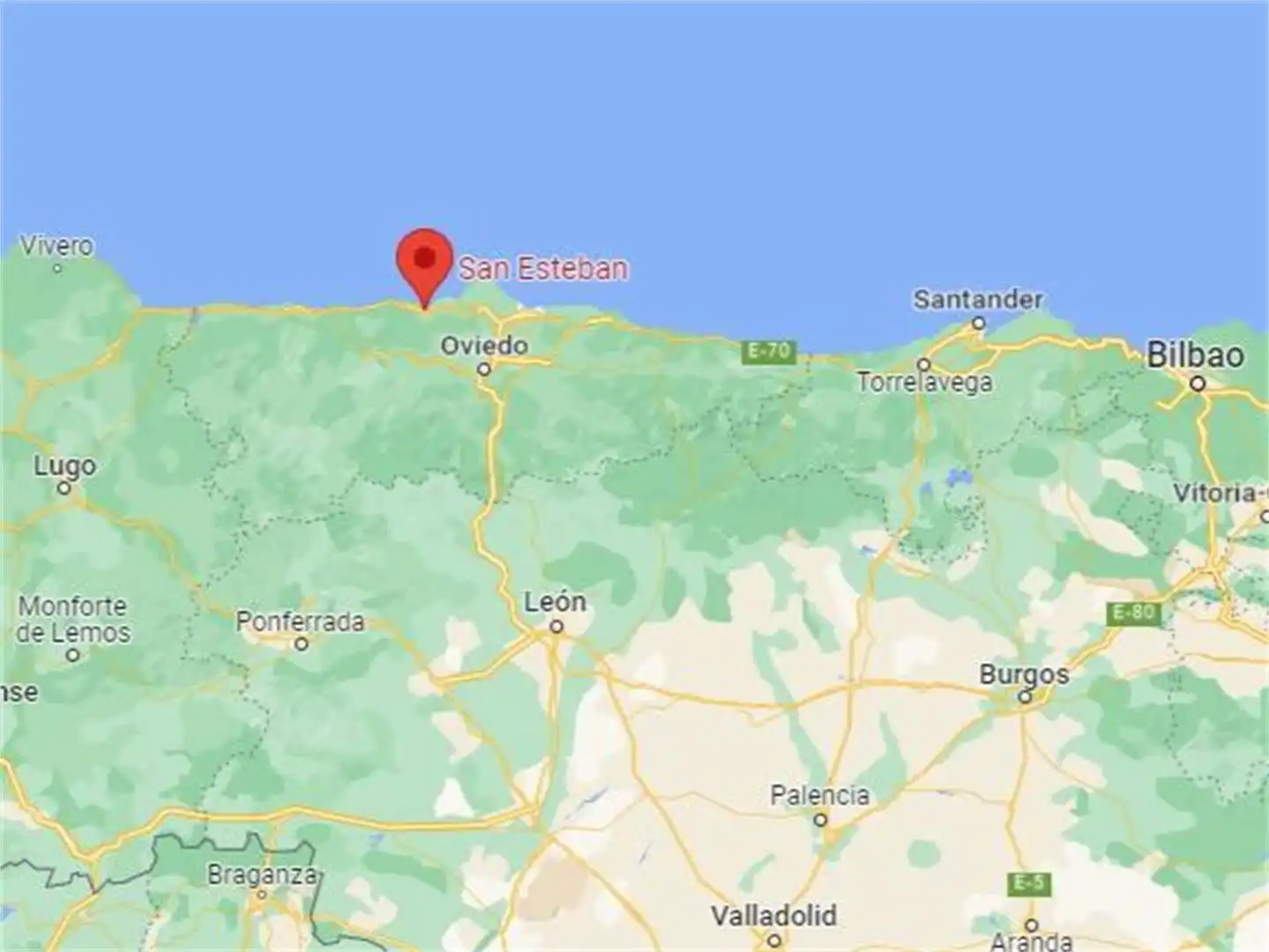 Bebaubares Gelände zum Verkauf in Muros de Nalón
