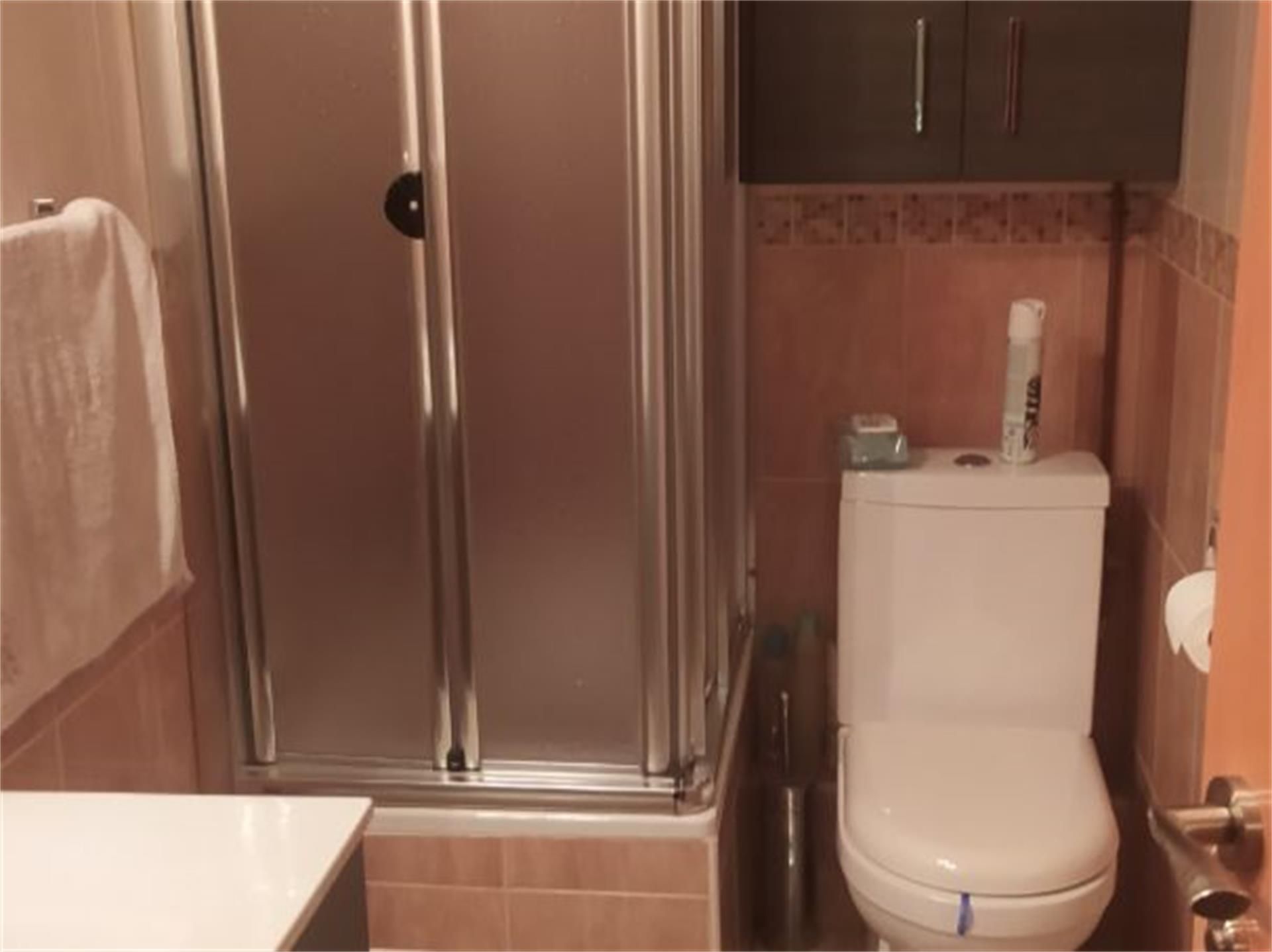 Bathroom of Flat for sale in  Murcia Capital  with Air Conditioner, Private garden and Parquet flooring
