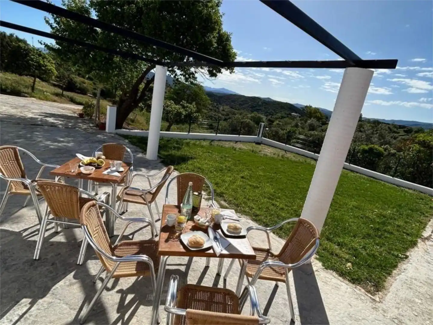 Finca rústica de alquiler en Algar Terraza de Finca rústica de alquiler en Algar con Jardín privado, Terraza y Piscina