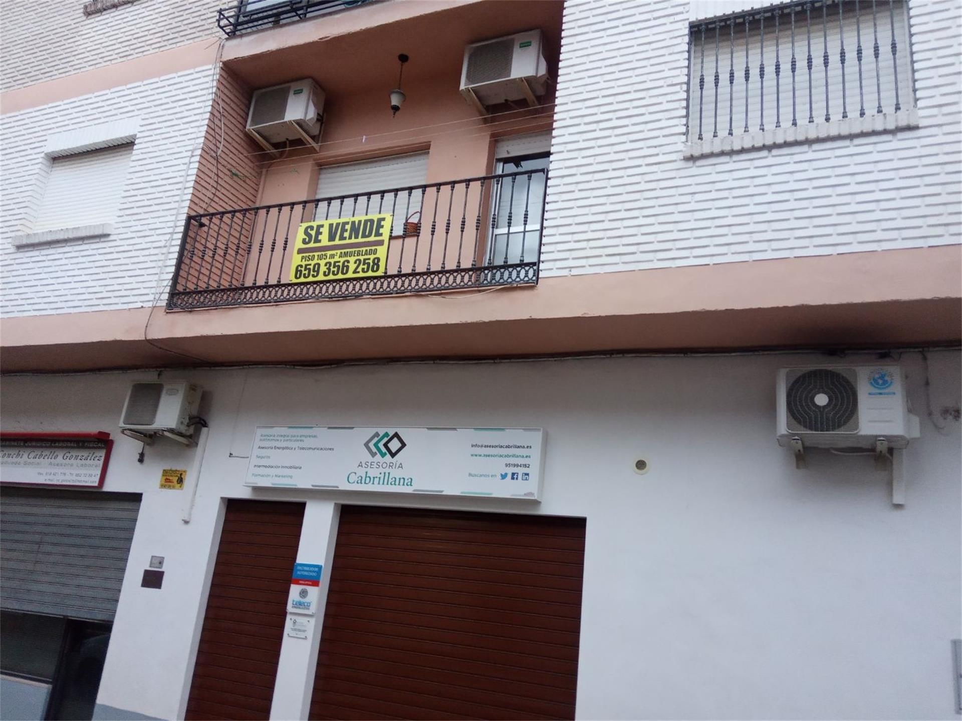 Exterior view of Flat for sale in Cuevas Bajas  with Air Conditioner and Balcony
