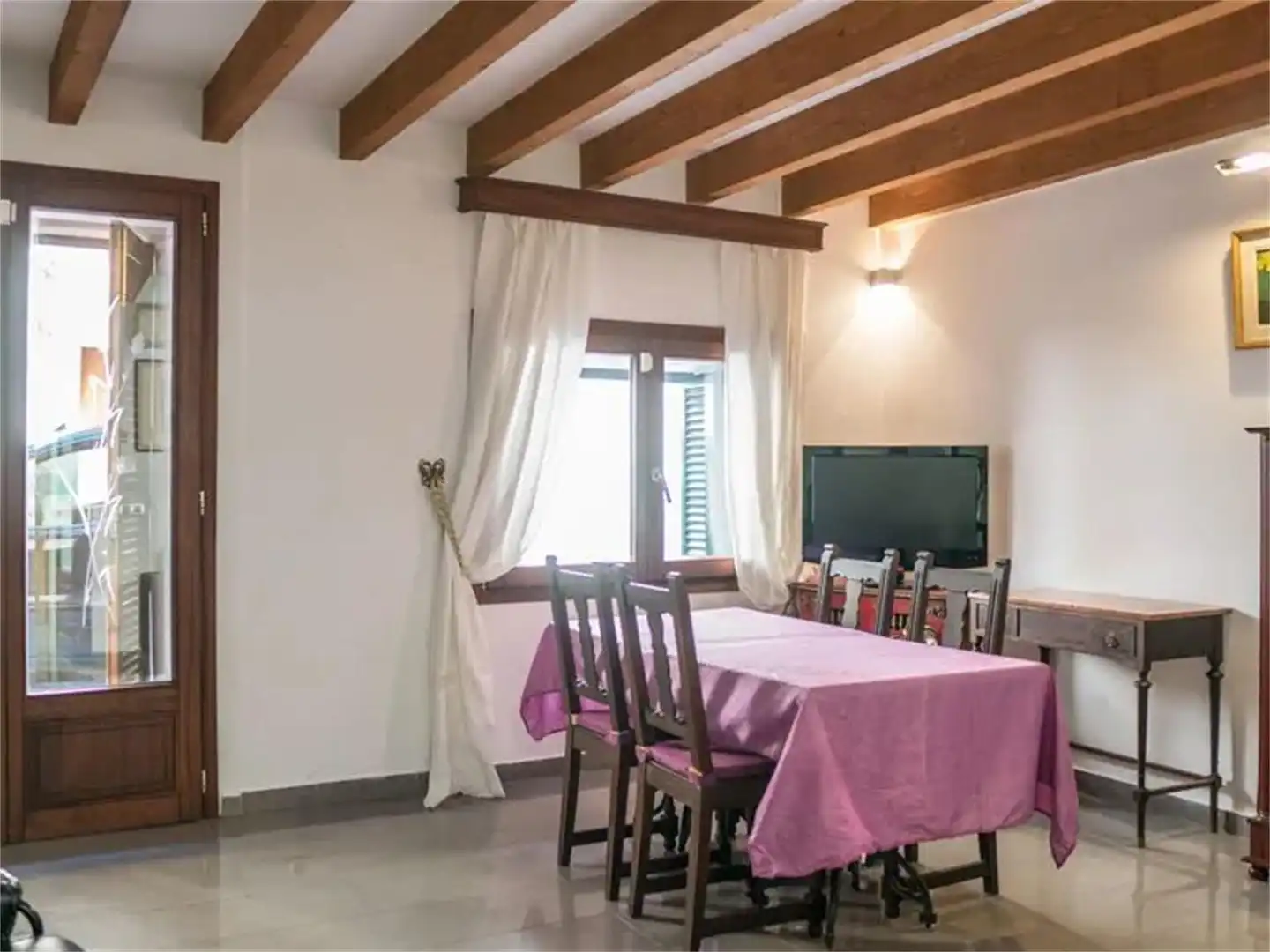 Dining room of Detached homes for sale in Pollença  with Air Conditioner and Balcony