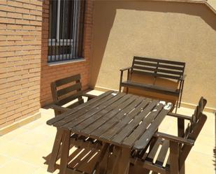 Terrace of Flat for sale in  Almería Capital  with Air Conditioner and Swimming Pool