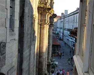 Vista exterior de Pis en venda en Santiago de Compostela  amb Balcó