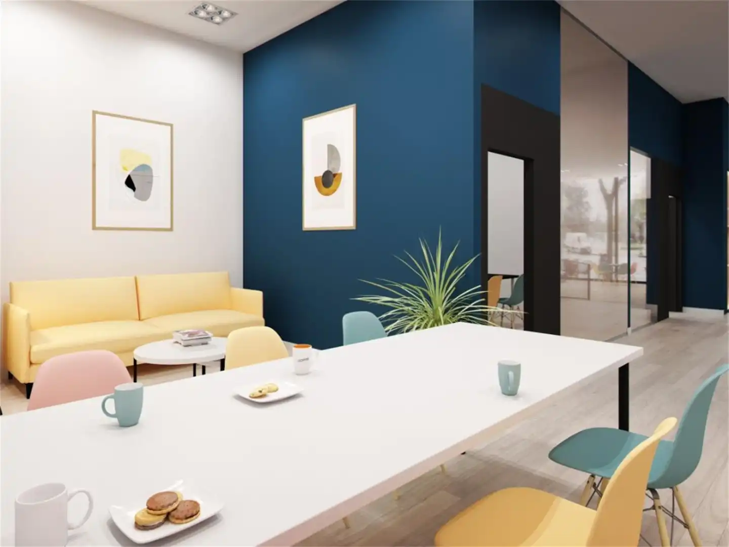 Esszimmer von Büro zur Miete in  Pamplona / Iruña