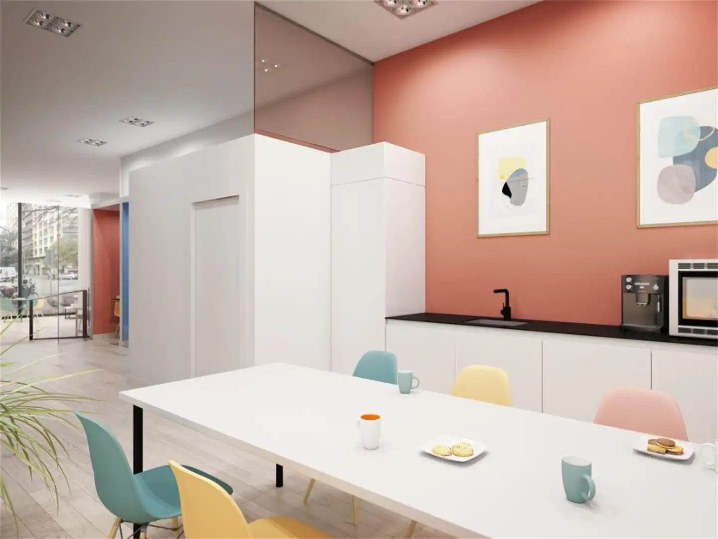 Küche von Büro zur Miete in  Pamplona / Iruña