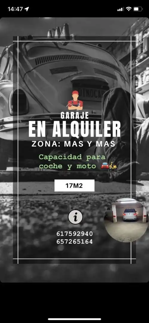 Parking de Garaje de alquiler en Baeza