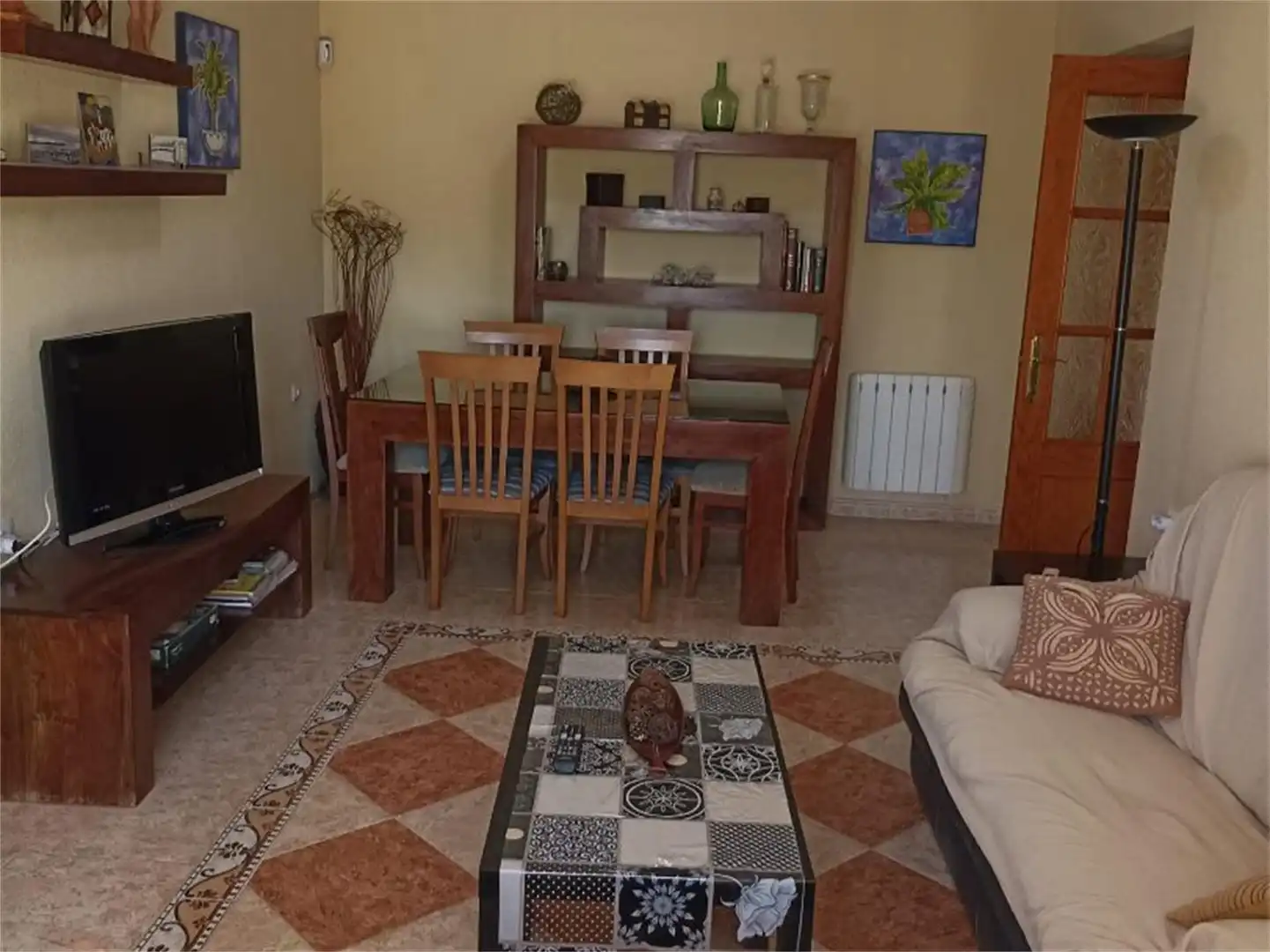 Piso de alquiler en Carretera de la Barrosa, 2.5, Los Gallos Sala de estar de Piso de alquiler en Chiclana de la Frontera con Aire acondicionado, Calefacción y Jardín privado