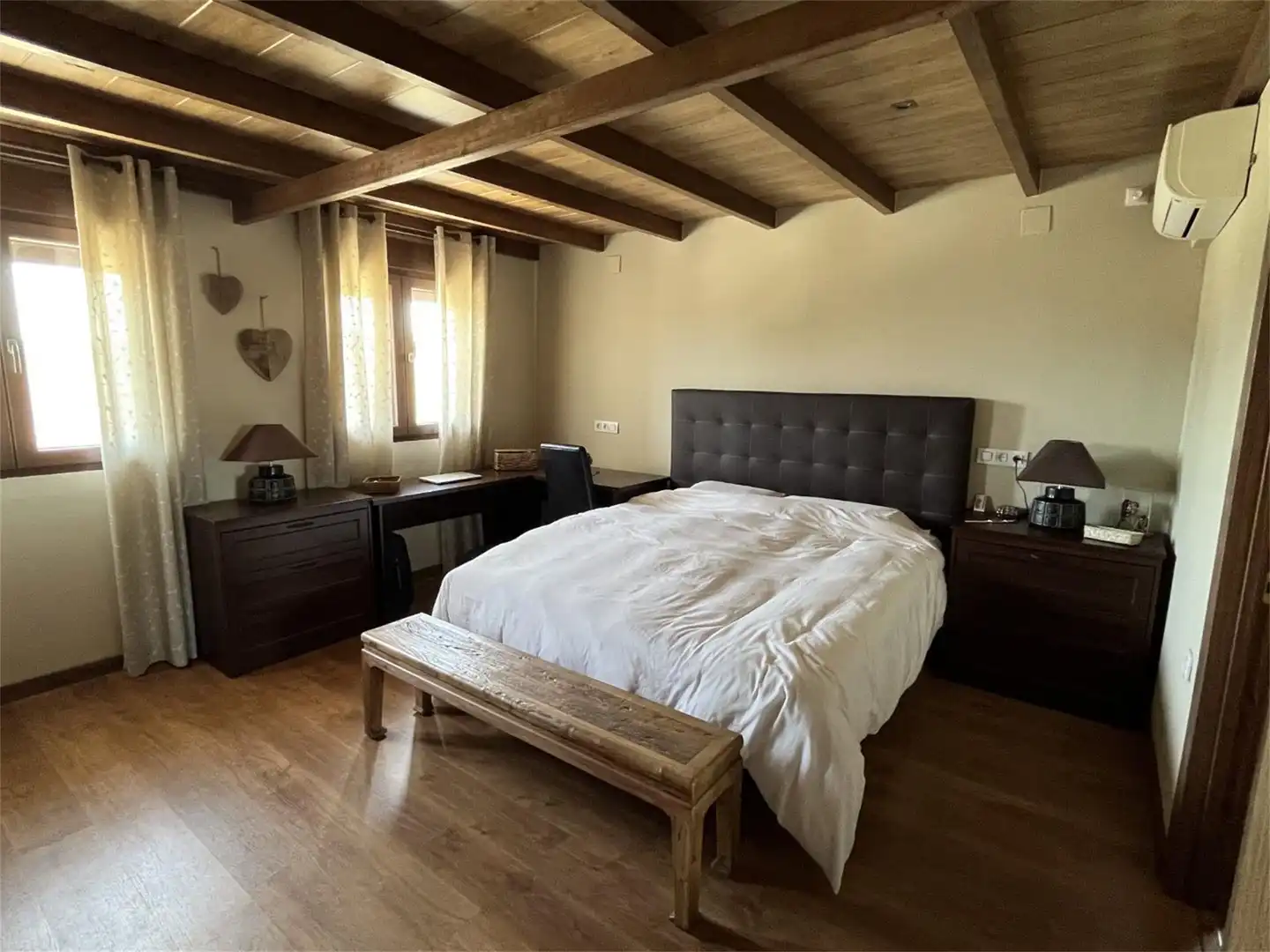 Casa o xalet en venda a Calle Joaquin Rodrigo, 23, Hoyo de Manzanares Dormitori de Casa o xalet en venda en Hoyo de Manzanares amb Aire condicionat, Jardí privat i Parquet