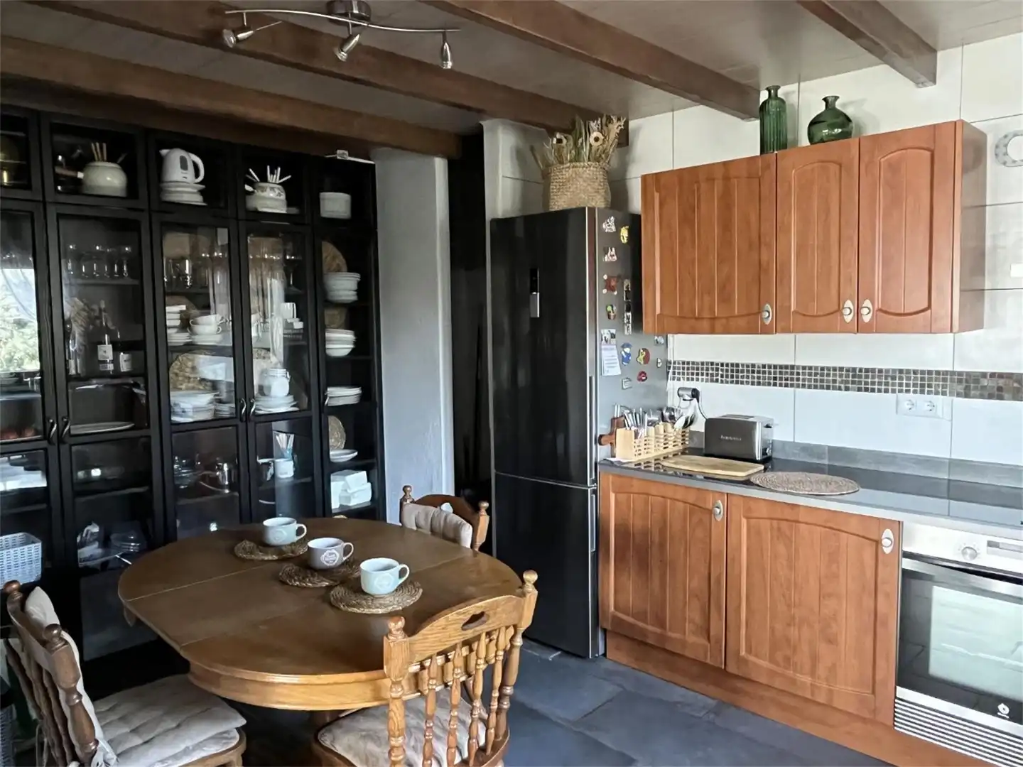 Casa o xalet en venda a Calle Joaquin Rodrigo, 23, Hoyo de Manzanares Cuina de Casa o xalet en venda en Hoyo de Manzanares amb Aire condicionat, Jardí privat i Parquet