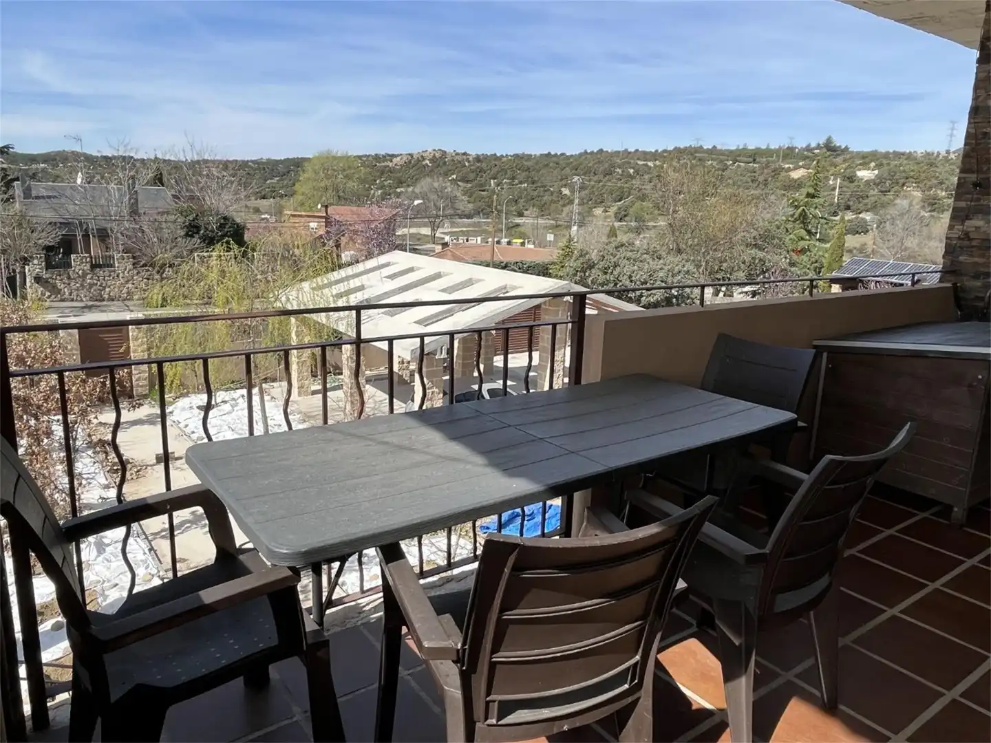 Casa o xalet en venda a Calle Joaquin Rodrigo, 23, Hoyo de Manzanares Terrassa de Casa o xalet en venda en Hoyo de Manzanares amb Aire condicionat, Jardí privat i Parquet