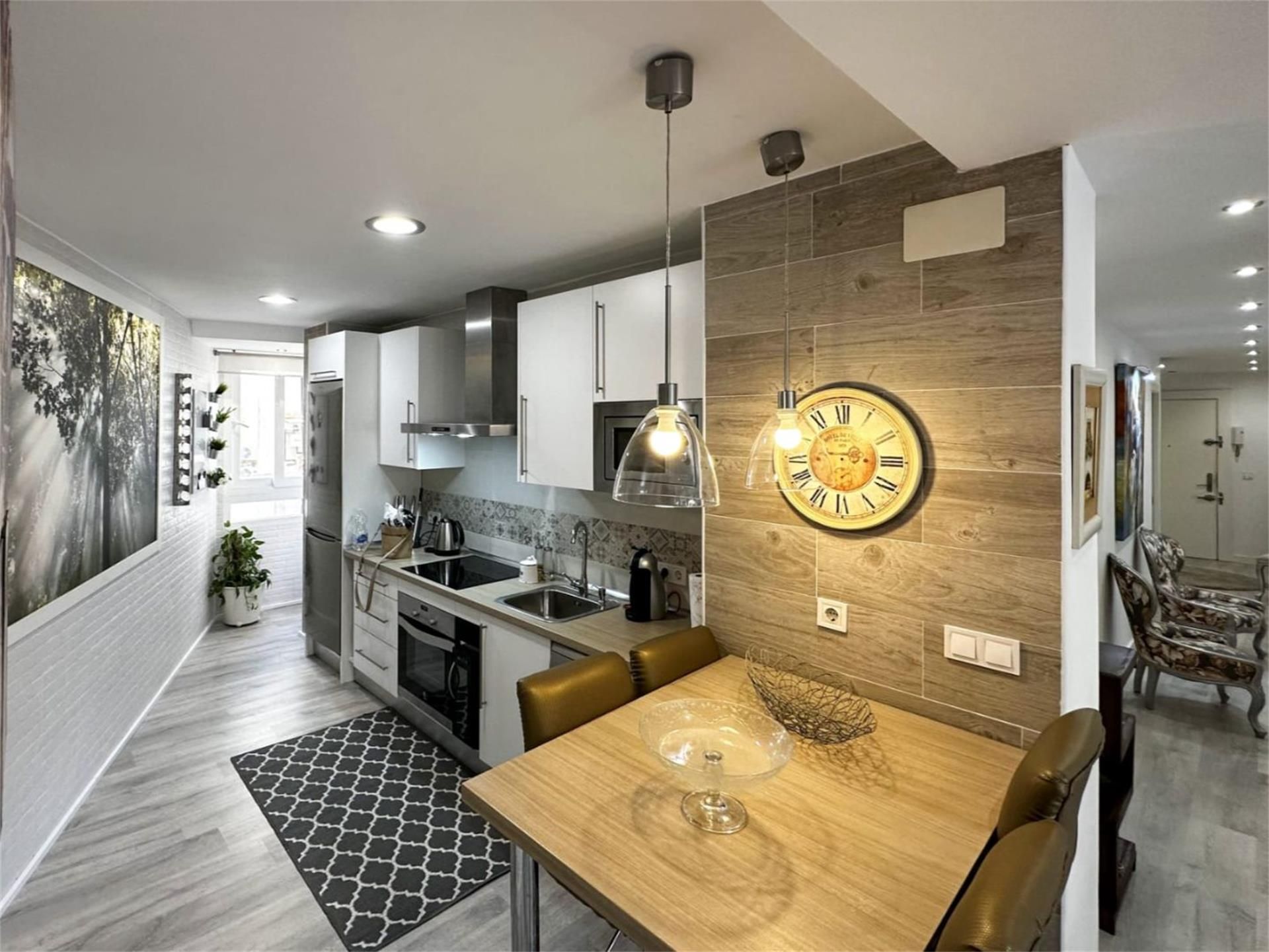 Kitchen of Flat to rent in Málaga Capital  with Air Conditioner, Parquet flooring and Furnished