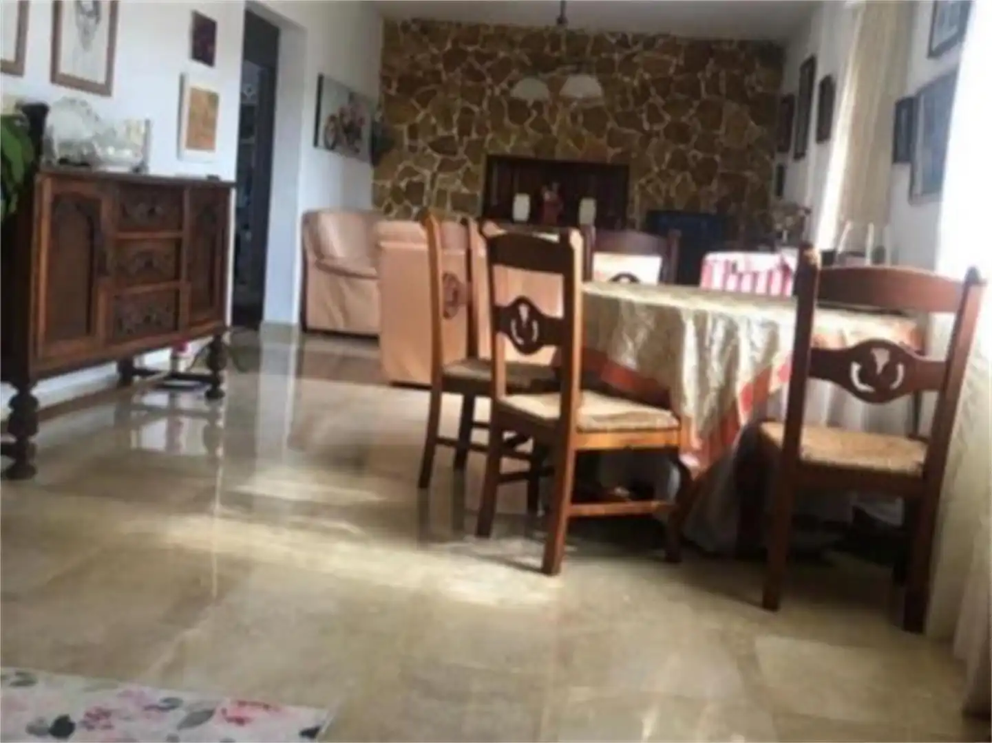 Menjador de Casa o xalet de lloguer en Almería amb Aire condicionat, Calefacció i Jardí privat
