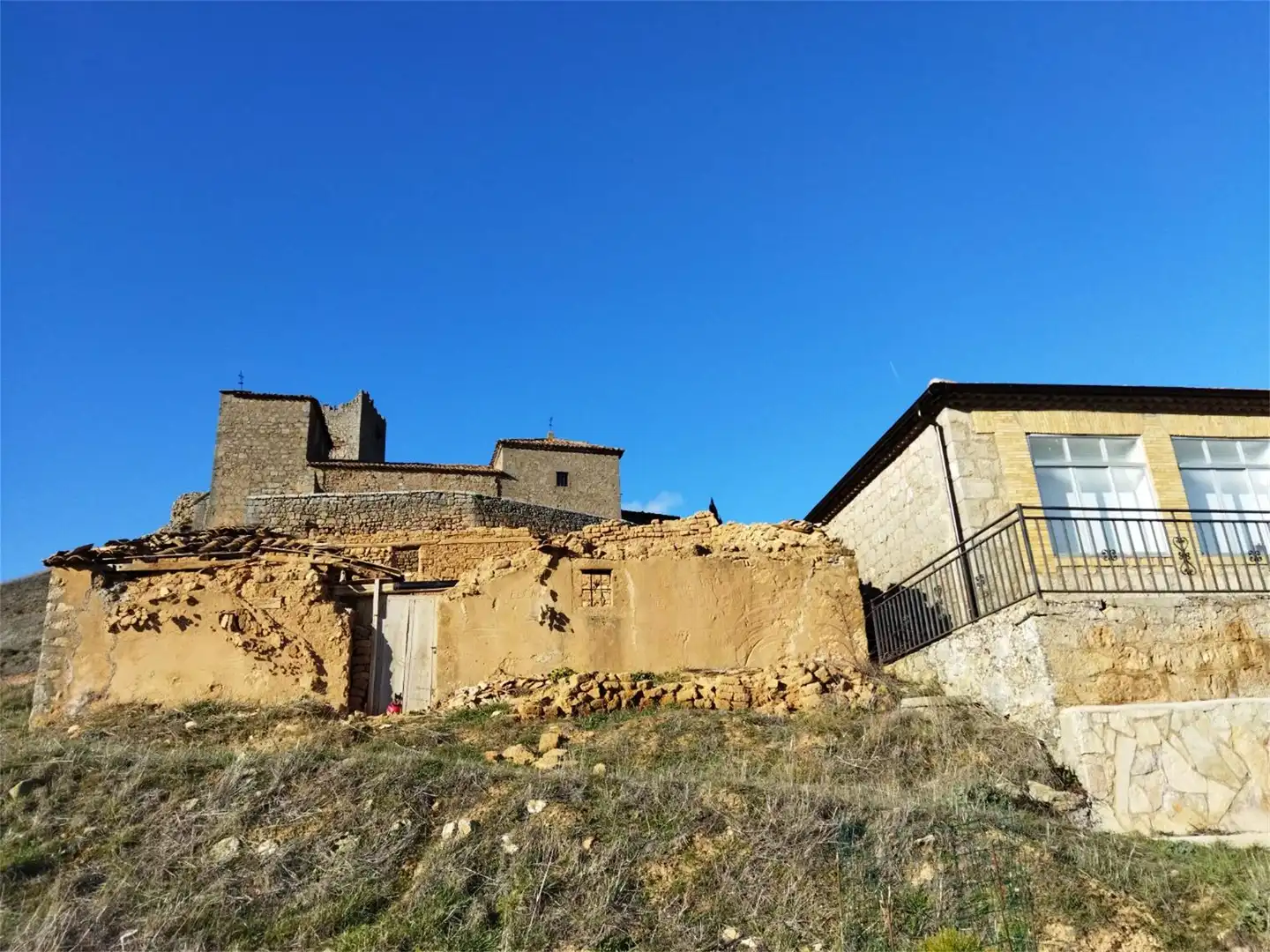 Vista exterior de Planta baixa en venda en Viana de Duero