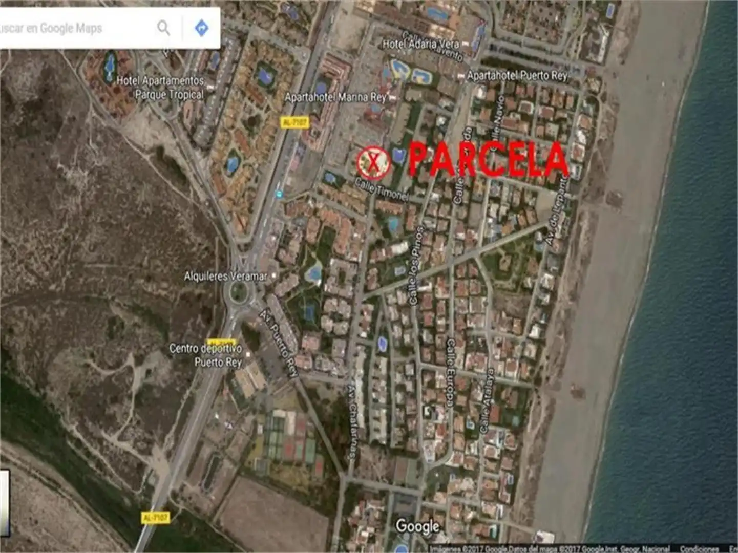 Urbanitzable en venda a Avenida Chafarinas, 2, Puerto Rey Vista exterior de Urbanitzable en venda en Vera