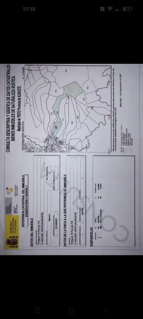 Land for sale in Calle Vizcable, 1, Yeste Land for sale in Yeste