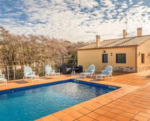 Swimming pool of House or chalet for sale in Maçanet de la Selva  with Air Conditioner, Terrace and Swimming Pool