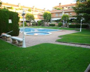 Swimming pool of Single-family semi-detached for sale in  Lleida Capital  with Air Conditioner, Terrace and Swimming Pool