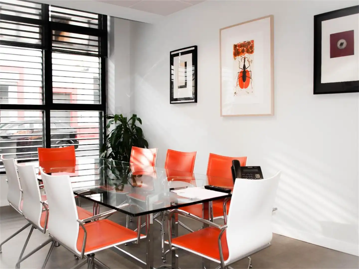 Dining room of Office for rent in Madrid