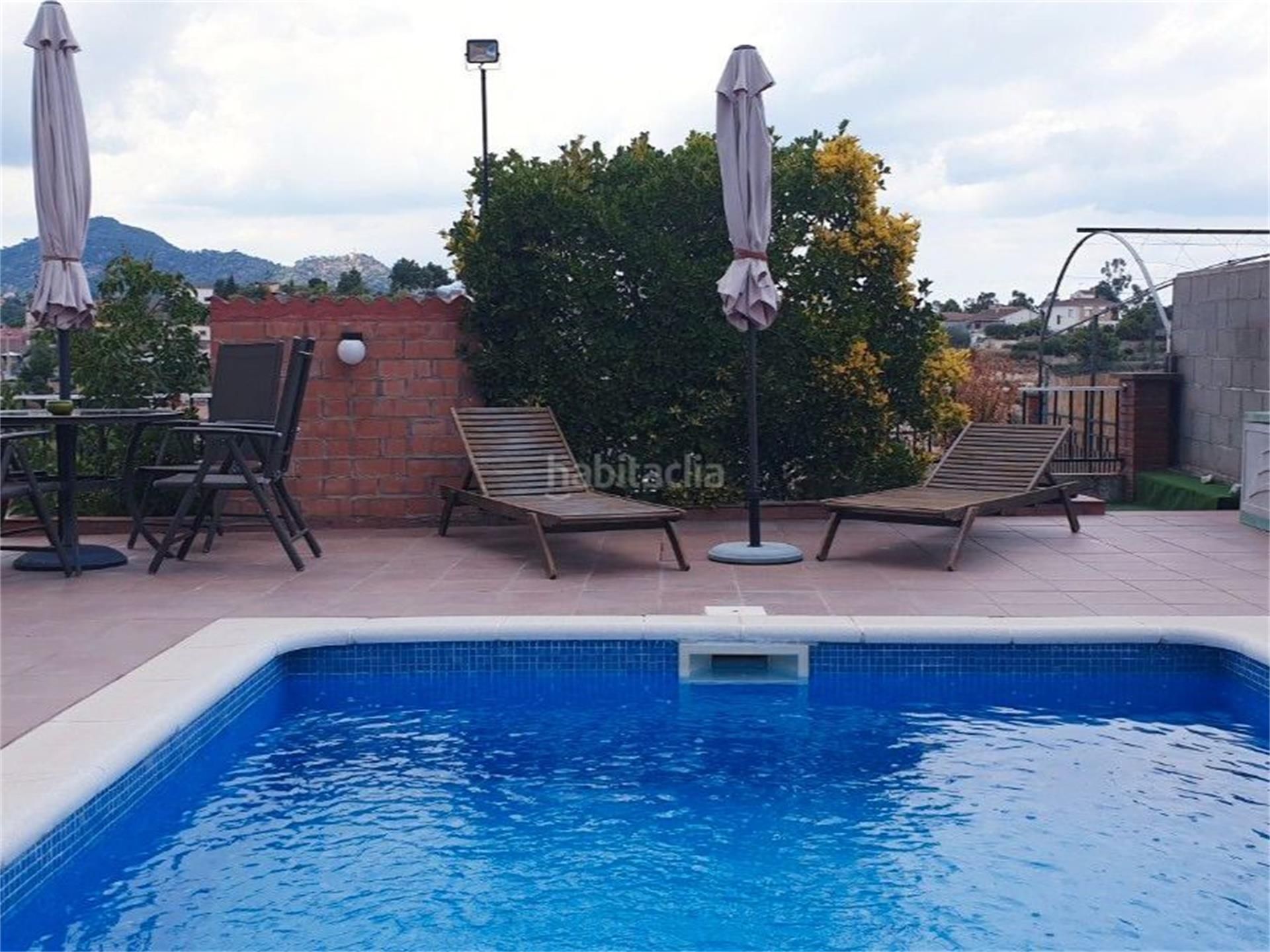 Piscina de Casa o xalet en venda en Riudarenes amb Aire condicionat, Terrassa i Piscina