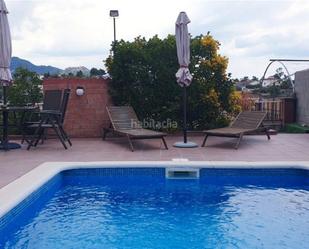 Swimming pool of House or chalet for sale in Riudarenes  with Air Conditioner, Terrace and Swimming Pool