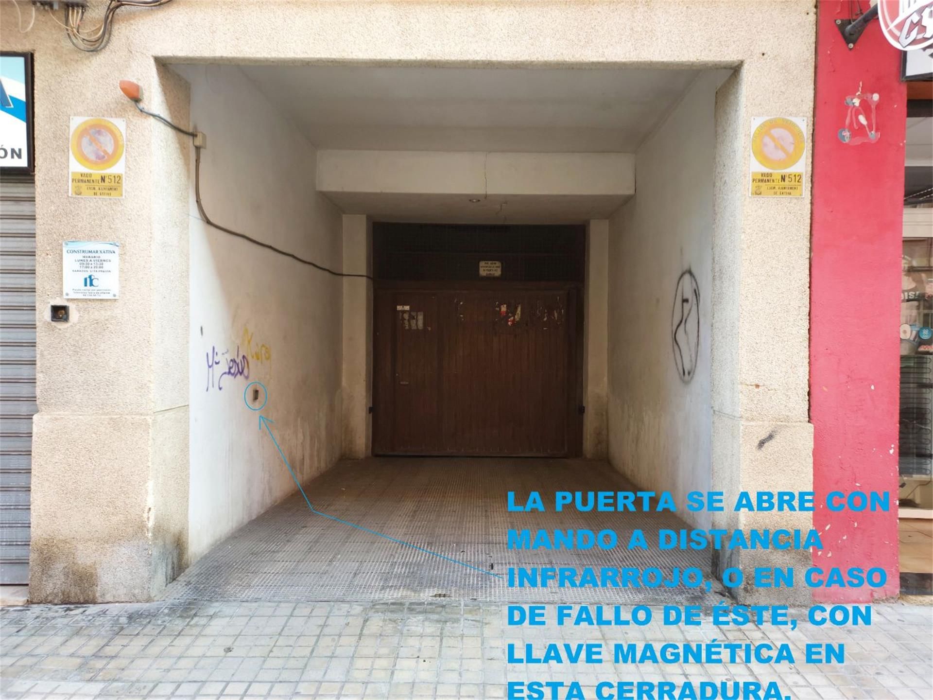 Garatge de lloguer en Xàtiva