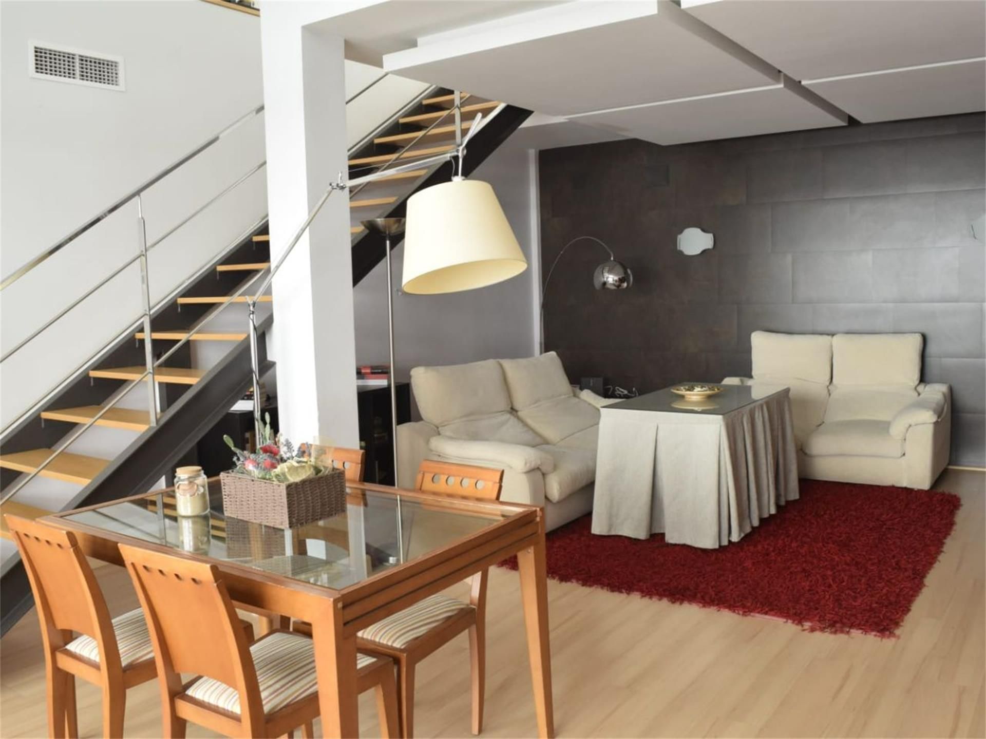 Living room of Single-family semi-detached for sale in Zafra  with Air Conditioner, Heating and Parquet flooring