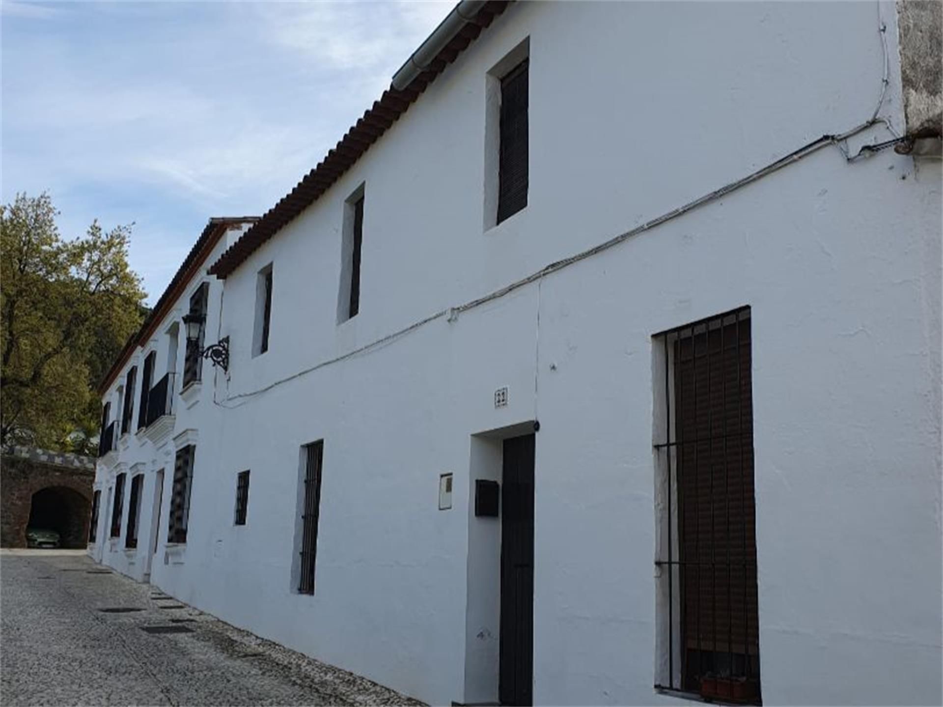 Exterior view of Planta baja for sale in Almonaster la Real  with Air Conditioner, Heating and Storage room