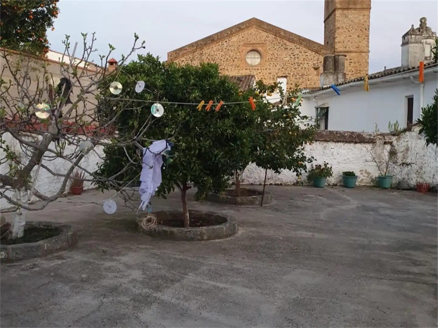 Garten von Erdgeschoss zum Verkauf in Almonaster la Real mit Klimaanlage, Heizung und Abstellraum