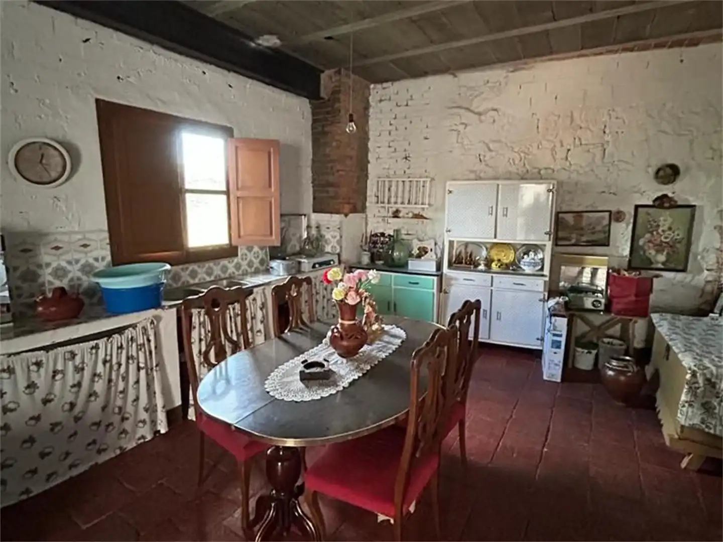 Cuina de Finca rústica en venda en Fuencaliente amb Aire condicionat, Moblat i Balcó