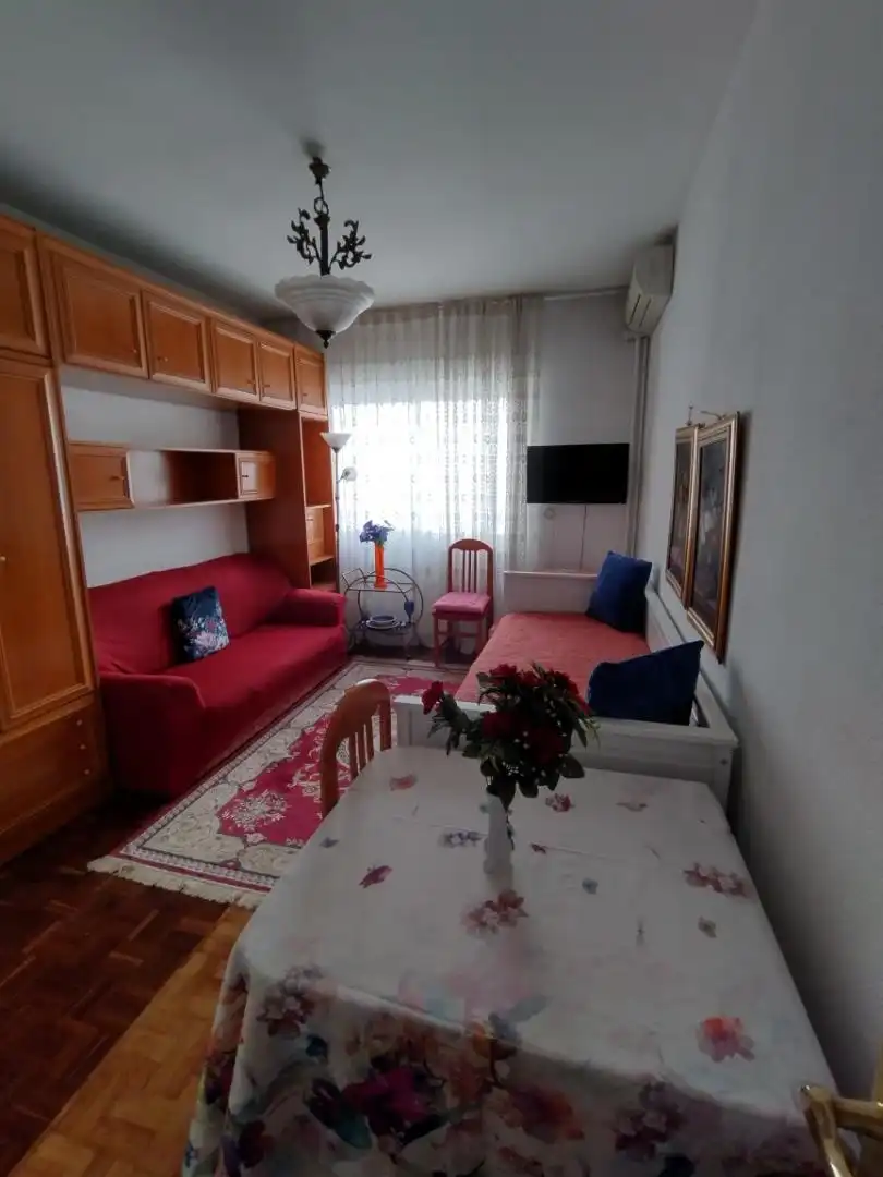 Estudi de lloguer a Calle de Valverde, 22, Universidad - Malasaña Sala d'estar de Estudi de lloguer en Madrid amb Aire condicionat, Calefacció i Parquet