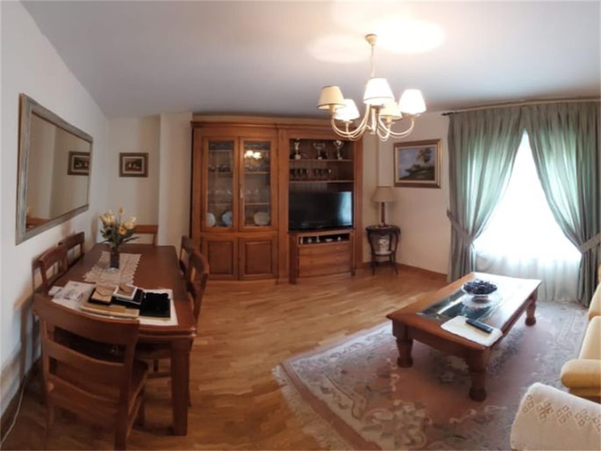 Living room of Flat for sale in Riaza  with Heating, Parquet flooring and Terrace